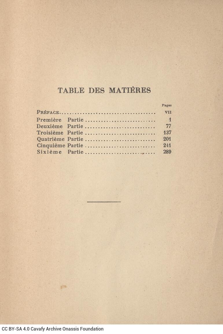 19,5 x 13,5 εκ. XII σ. + 309 σ. + 3 σ. χ.α., όπου στη ράχη η τιμή του βιβλίου “10 francs�